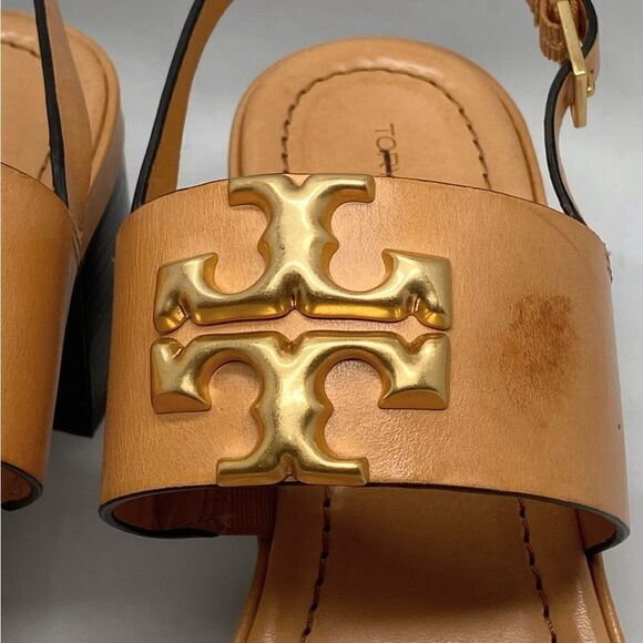 Tory Burch Eleanor Block-Heel Slingback Sandals size 10.5 - Picture 5 of 13